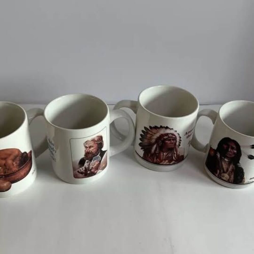 Vintage Leanin Tree Mug lot